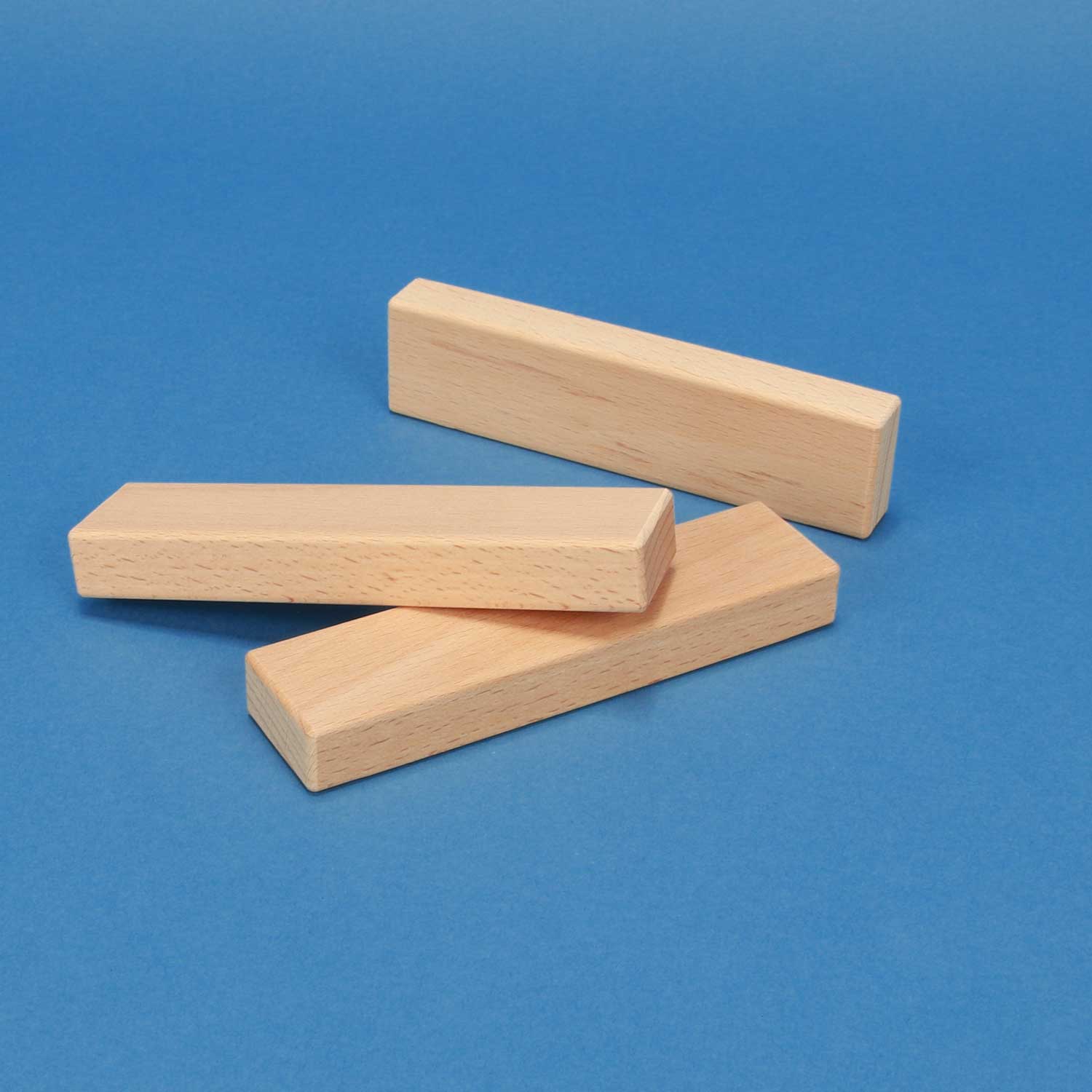 houten bouwblokken 12 x 3 x 1,5 cm houten blokken kleine 3 x 1,5 cm